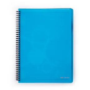 Doppeldrahtblock A5 PP NEO COLORI blau